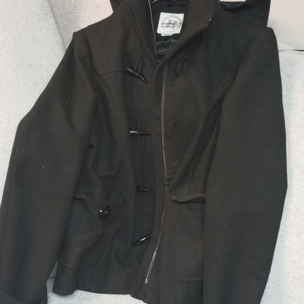 Hydraulic size XL pea coat black